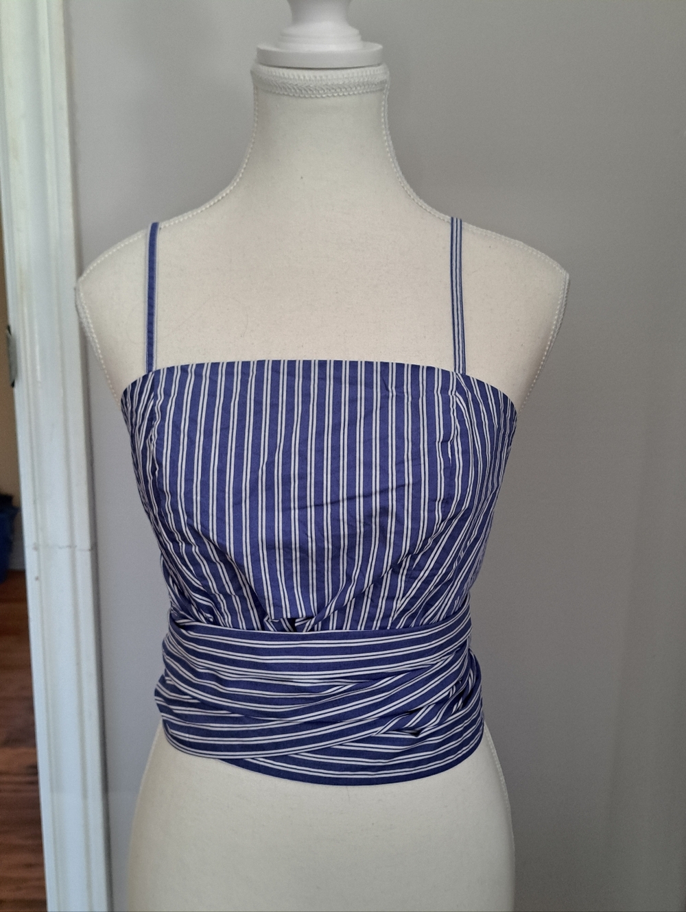 Ecru Lab Poplin Cropped Cami